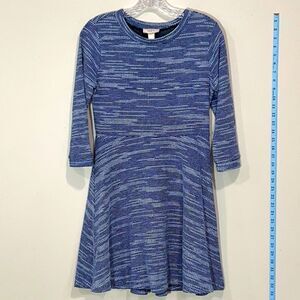 Blue Ann Taylor Loft Knit Dress. Size Small Petite.